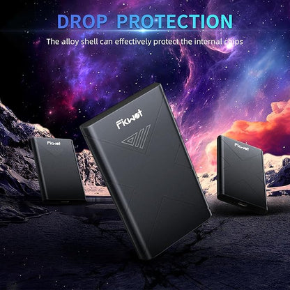 2TB External SSD, Portable SSD, Up to 2000MB/s, USB 3.2 Gen2x2 External Solid State Drives, Compatible with Smart TV, PS5/PS4(Pro), iPhone 15/16, Xbox, Mac & Windows and Other Devices(FP80)