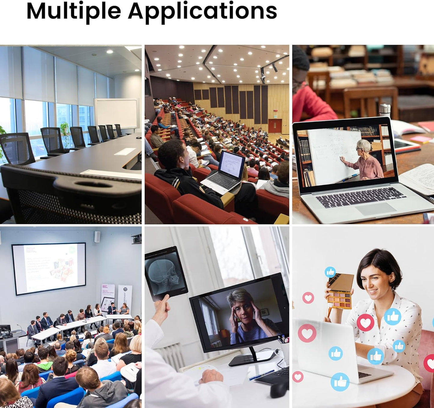 PTZ Camera 20X Optical Zoom Conference Room USB3.0 HDMI 1080P 60FPS Wide Angle for Video Conference Meeting Church Live Streaming Education Works with Zoom Webex OBS YouTube