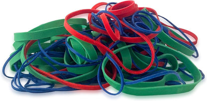 Upgrade Office Supply UPG23454CS Rubber Bands, Assorted Size and Color, 1 lb Bags, 20 Pack Case, USA