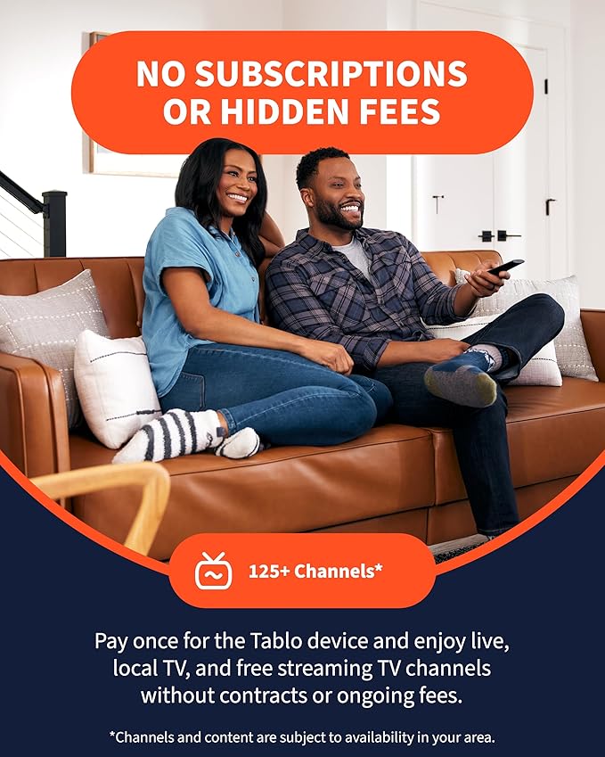 4th Gen 2-Tuner Over-The-Air (OTA) DVR & 35-Mile Indoor TV Antenna - Watch, Pause & Record Live TV, News & Movies Throughout Your Home Over Wi-Fi - 50+ Hrs Recording - No Subscriptions