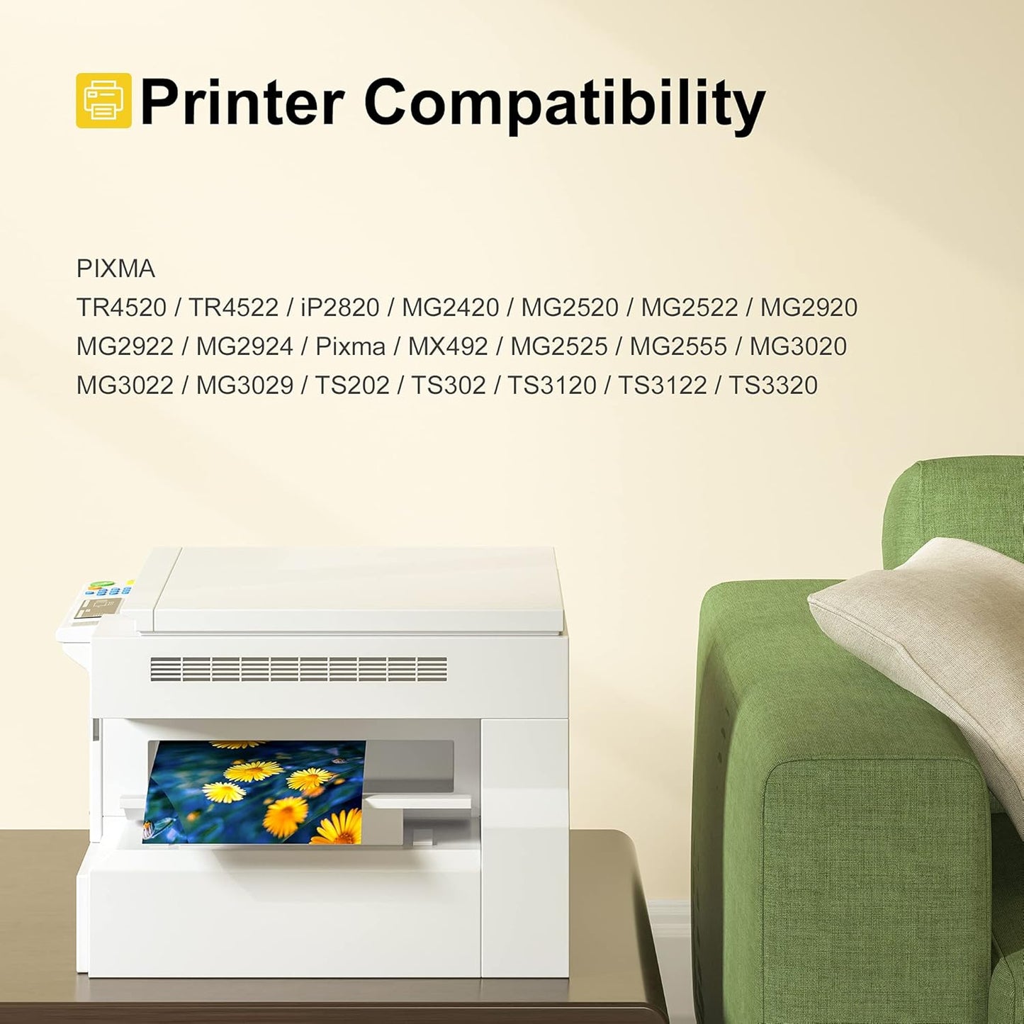 245XL Ink Cartridge Replacement for Canon 245XL Black Ink PG-245XL 245 XL PG-243 243XL for Pixma TR4520 TR4527 MX492 MX490 MG2522 MG2525 MG2920 TS202 TS302 TS3320 TS3322 MG2420 IP2820 (2 Black)