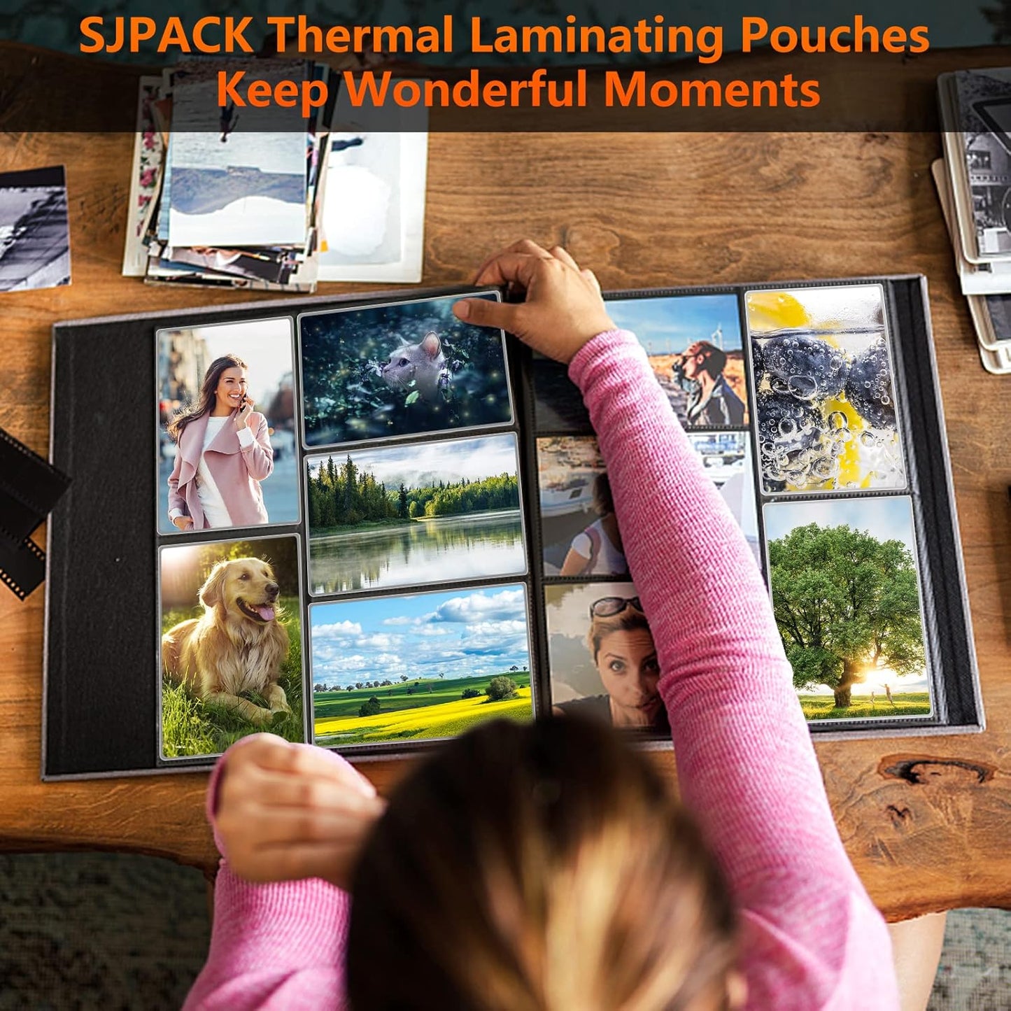 Thermal Laminating Pouches, 9 x 11.5 Inches Laminating Sheets, 3 mil Thick Laminate Sheets, 1000 Pack,Clear