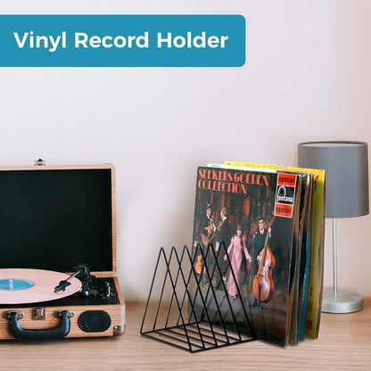 Paper Organizer for Desk - 2 Pack Office Organization Vertical File Folder Organizer for Desk Top File Sorter Rack Mail Sorter Organizer Magazine File Holder Storage Display Book Organizer Desktop