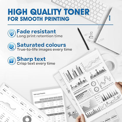 TN760 High Yield Black Toner Cartridge Replacement for Brother TN-760 TN 760 MFC-L2710DW MFC-L2750DW DCP-L2550DW HL-L2350DW HL-L2370DW Toner Printer (2 Pack)