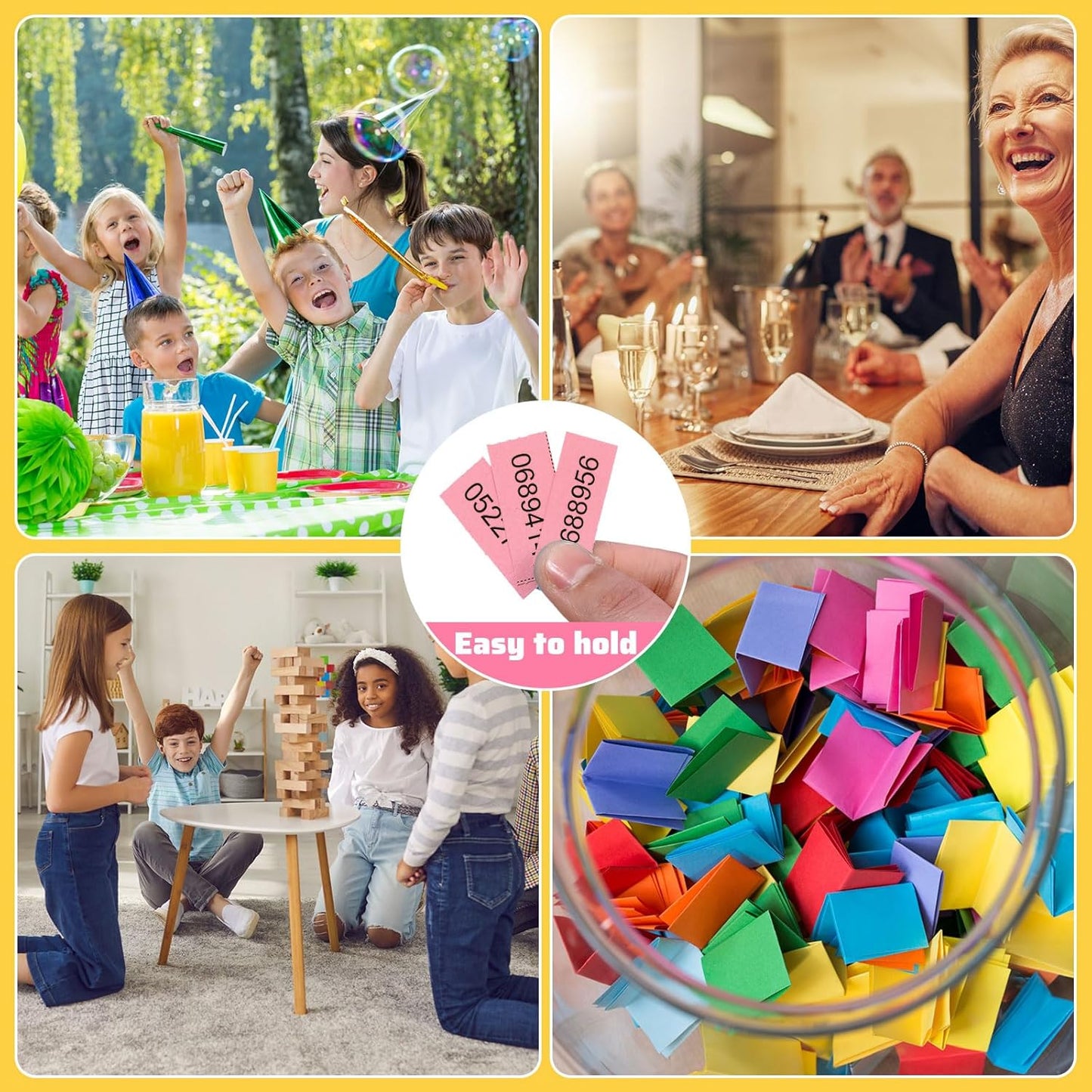 Kosiz 2000 Sheets Raffle Ticket 25 Bid Chinese Auction Tickets Tricky Tray Basket Raffle Sheets for Back to School Class Rewards Carnival Door Prizes Events(Light Red)