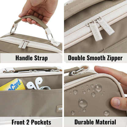 Pencil Case, Large Capacity Pencil Case Organizer; Double Zipper Storage Bag; Big Pencil Pouch for College School Office Teen Girl Boy Men Women Adult