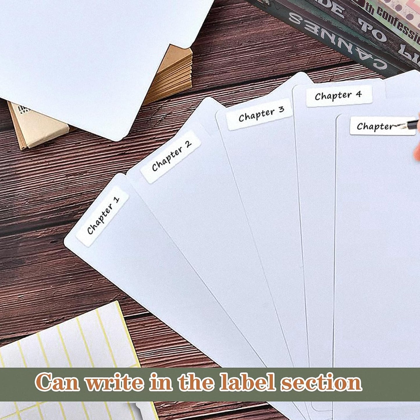 30 Pieces Comic Book Dividers with Tabs,Patient Divider Cards,Card Dividers Comic Book Boards for Storage Boxes 11.22 X 7.24 Inche