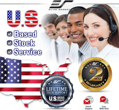 Elite Screens 55-Inch Upgraded ALR Portable Projector Screen with Tripod Stand, Height Adjustable, 4:3 Screen for Ultra Short Throw Projectors, Indoor Home Theater Movie Screen – TT55V-CLR3