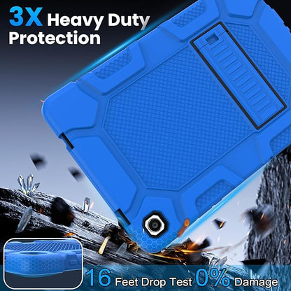 Rantice Case for Samsung Galaxy Tab A9+ 11”, Heavy Duty Shockproof Rugged Protective Case with Kickstand for Samsung Galaxy Tab A9+ / A9 Plus 11” 2023 (SM-X210/X216/X218), Blue+Black