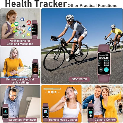 Fitness Tracker with 24/7 Heart Rate, Blood Oxygen, Sleep Tracker, 1.47''Waterproof Fitness Watch, Activity Tracker with Step Tracker for Women Men