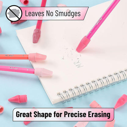 Mr. Pen- Pencil Erasers Toppers, 120 Pack, Pink Shades, Erasers for Pencils, Pencil Top Erasers, Pencil Eraser, Back to School Supplies