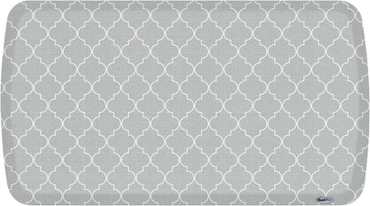 GelPro Elite Trellis Light Grey Kitchen Comfort Mat, 20" x 36