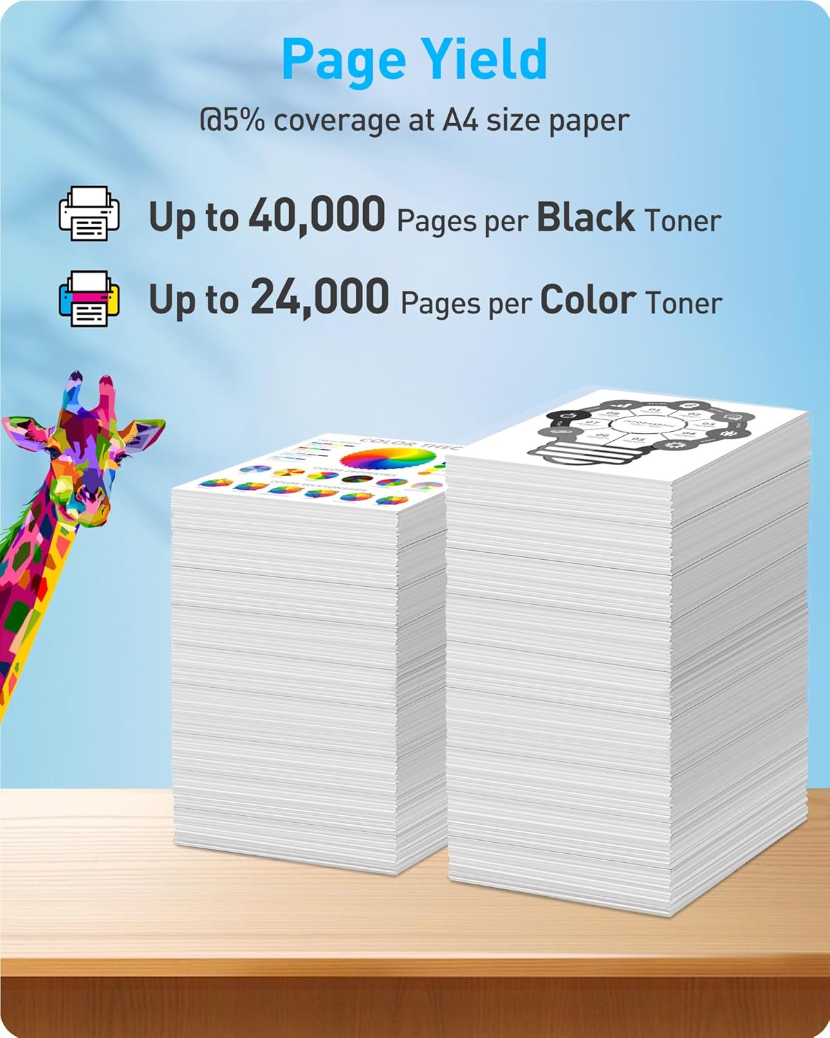 MasaiMara MX-61NT MX61NT Compatible Toner Cartridges for Sharp MX-61NT-BA MX-61NT-CA MX-61NT-MA MX-61NT-YA MX3071 MX-2651 MX-3050 MX-3070N MX-3071 MX-3570V MX-5070V MX-3550 Printer