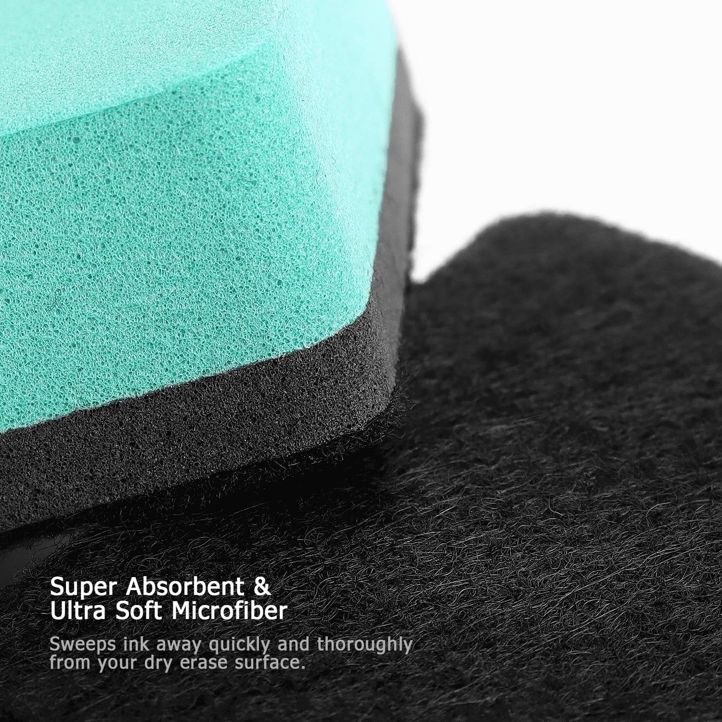 Tamaki 18 PCS Magnetic Whiteboard Dry Erase Erasers, Mini Dry Erasers for White Board, Green