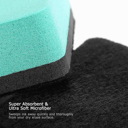 Tamaki 18 PCS Magnetic Whiteboard Dry Erase Erasers, Mini Dry Erasers for White Board, Green