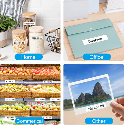 TZe-241 18mm 0.7 Laminated White Tape TZe Replacement for Brother TZe241 P Touch Label Tape 3/4, 18mm TZe Compatible with Brother Label Maker PT-D400 PT-D460 PT-D600 PT-P710BT, 3 Packs