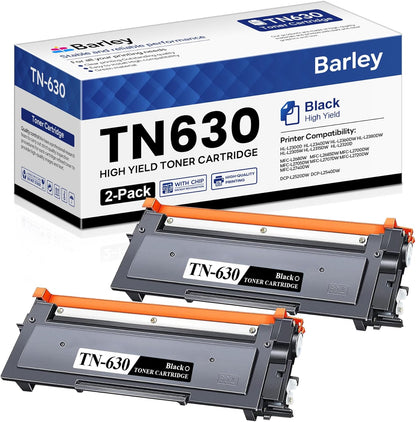 TN630 TN-630 Toner Cartridge Compatible TN630 TN-630 Replacement for Brother TN630 TN-630 Black Toner Cartridge HL-L2300D HL-L2305W HL-L2380DW DCP-L2540DW (2 Pack)