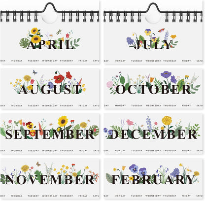 Calendar 2025-2026, Cabbrix Wall Calendar 2025-2026, Runs from July 2025 to December 2026,12 x 15 Inches, Twin-Wire Binding, Perfect for Organizing & Planning