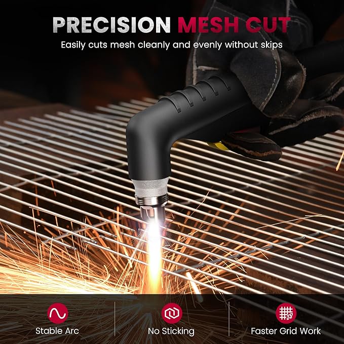 bestarc Plasma Cutter, [Blow Back Pilot Arc][Large LED][Air Sensor] 55A Non-HF bestarc Plasma Cutter Machine 110V/220V Dual Voltage, 5/8" Clean Cut 4/5" Max Cut, Post Flow, 2T/4T for Beginners DIY