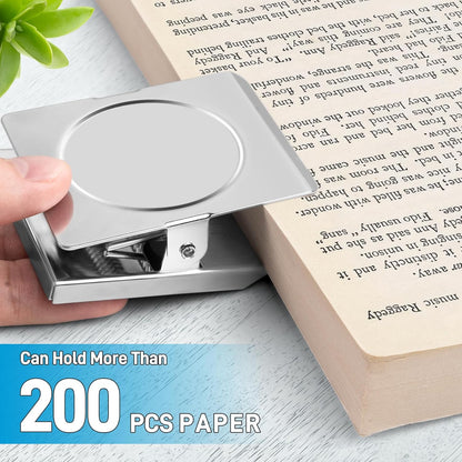 FINDMAG 8 Pack Clip Magnets Extra Large Magnetic Clips, Fridge Magnet Clips, Clip Magnets Great for Home, Office, Whiteboard, Kitchen, Classroom - 2.2 Inch (Silver)