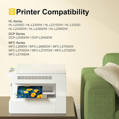 SHEENGO Compatible Toner Cartridge Replacement for Brother TN660 (Black 2 Pack)