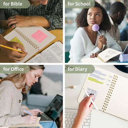Lined Spiral Notebook College Ruled A5 Journal Book for Note Taking, 160 Pages Writing Journal for Office and Home School Supplies 5.75x8.125 inch (1ArmyGreen)