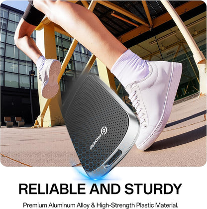 PHIXERO P5PLUS Portable SSD 4TB Up to 550MB/s, USB 3.2 Gen 2 External Solid State Drive，USB C to C&A for Smartphone，Tablet，PC，Labtop (Black)