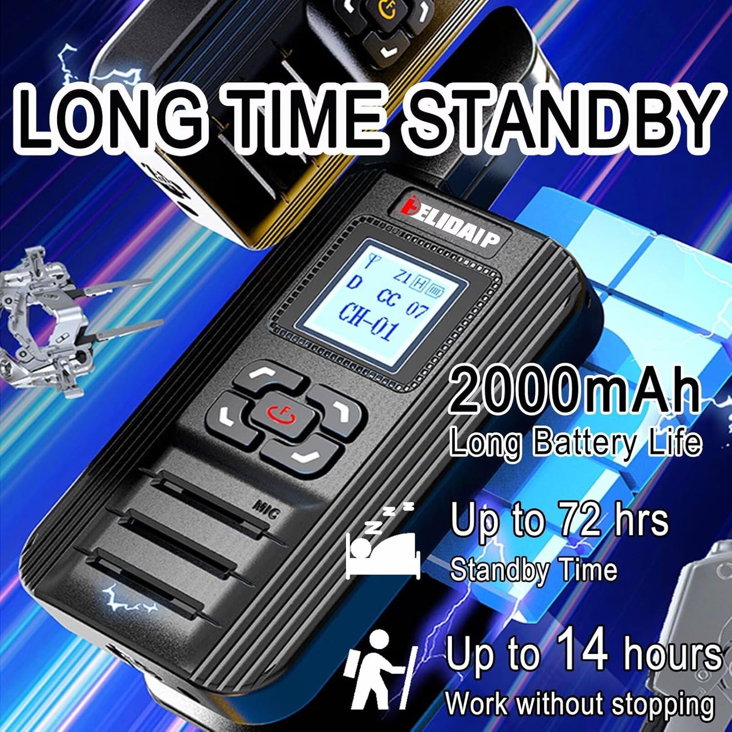 F711 DMR Radio Mini Dual Mode Analog/Digital Two Way Radio with Programming Cable,Type-C, Encryption, Mini DMR Digital Walkie Talkie for Security Business Office School Restaurant,Black 1 Pack