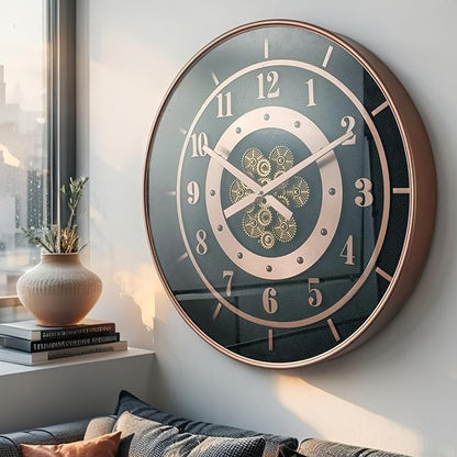 THE GEARS CLOCK 24'' Inch Real Moving Gear Wall Clock Sweden Line Gothenburg (24 inches (59 cm))