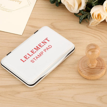 Ink Pads for Stamps | Red Ink Stamp Pad | Rubber Stamps Ink Pad - Premium Quality Felt Pad for Stamps | Stamp Pads | Medium Size