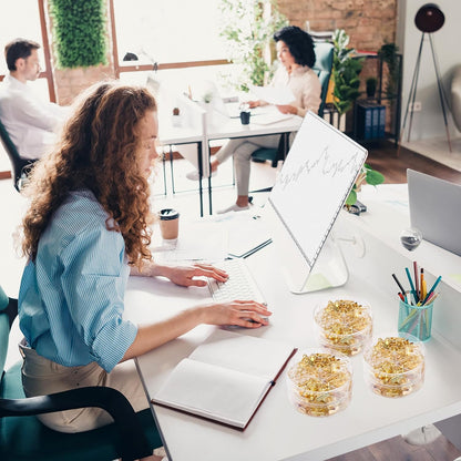 1560 Pcs Paper Clips and Binder Clips Assorted Sizes, Large Medium Small Binder Clip Paperclips Thumb Tacks, College Supplies Home Office Supplies Document Organizing(Gold)