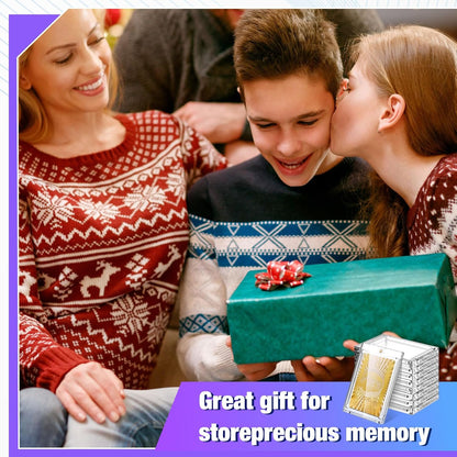 SATINIOR 30 Pcs 100 Pt Magnetic Card Holder, Holder Case Clear Protectors for Thick Baseball Football Hockey Cards