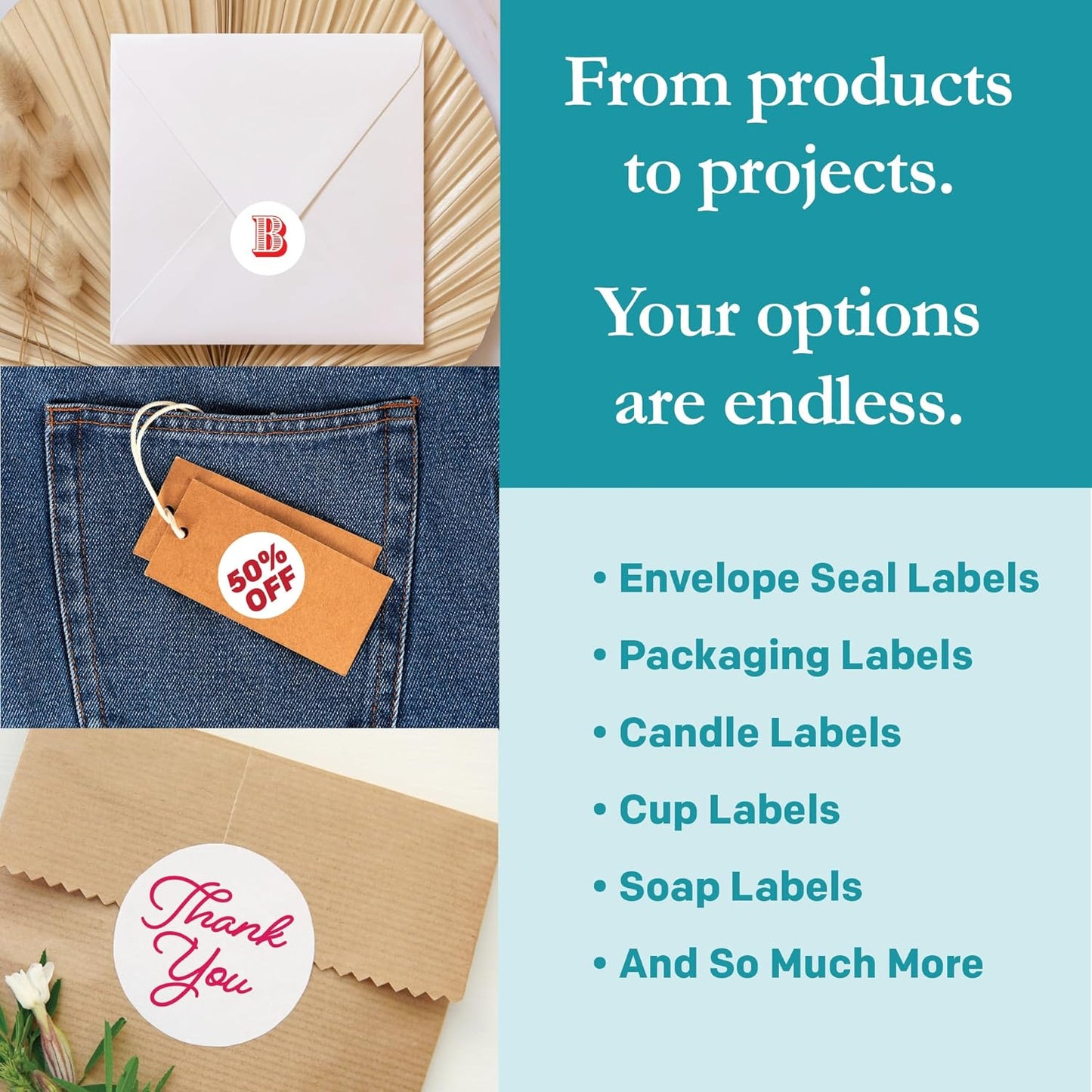 Premium Label Supply White Sticker Round Labels – 1-2/3" Circle – Laser/Inkjet Compatible – (24 per Sheet), 25 Sheets – 600 Total Adhesive Labels