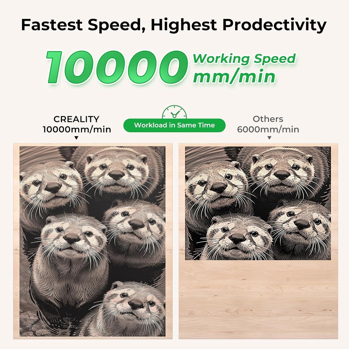 Creality Falcon 5W Laser Engraver Machine, 72w High Precision 0.06mm Laser Cutter and Engraving Machine for Wood Metal Leather Acrylic Glass, 10000mm/min, Offline Usage, CNC Laser Engraver