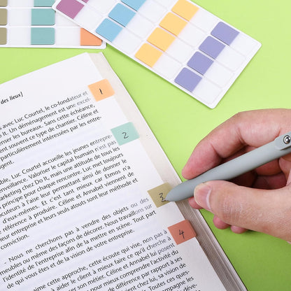 Mr. Pen- Sticky Index Tabs, 480 Pcs, Pastel Sticky Tabs for Notebooks, Page Markers