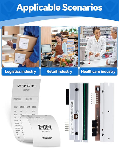 PHD20-2279-01 Genuine Printhead for Datamax I-4310 I-4310E Mark II, New OEM Print Head Replacement for Datamax-O'Neil Barcode Thermal Label Printer 300dpi