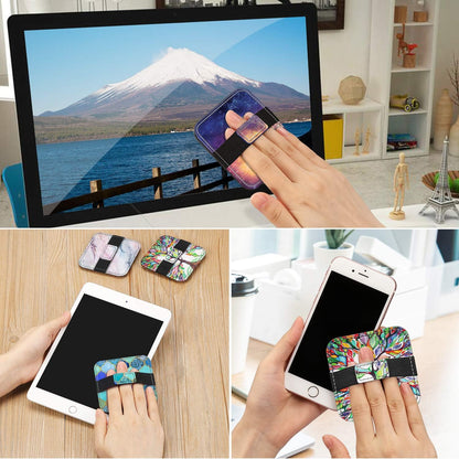 Fintie Screen Cleaning Pad, [4 Pack] Soft Cloth Wipes Screen Cleaner with Elastic Strap for iPad, iPhone, MacBook, Tablets, Laptop (Cool Jade)