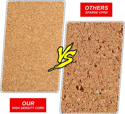 Board2by Cork Board Bulletin Board 24“ x 18”, Black Wood Framed Corkboard, Office Board for Wall Cork, Large Wall Mounted Notice Pin Board with 16 Push Pins for School, Home & Office