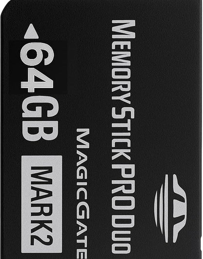 Original 64GB Memory Stick Pro Duo MARK2 - Compatible with PSP1000/2000/3000, DSLR Burst Shooting, MagicGate | High-Speed Read/Write Memory Stick Duo Card for PSP Memory Stick & Cameras
