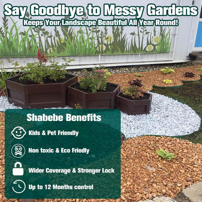 Mulch Glue -1 Gallon Rock Glue for Landscaping, Professional Landscape Adhesive for Rocks, Pea Gravel &Stones | Fast-Drying, Super Strong Binder | Secures Rubber in Garden, Pathways & Landscaping