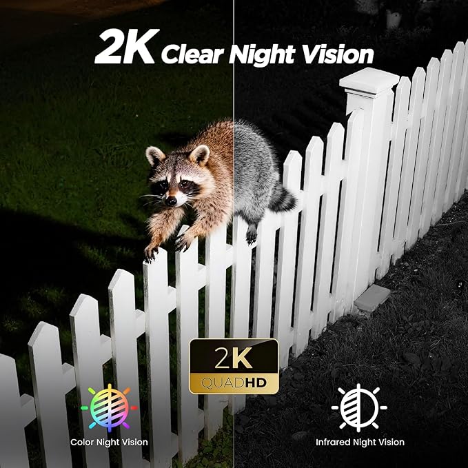 4G SIM Cellular Security Cameras Wireless Outdoor/Indoor with Solar Panel: No WiFi Battery Operated Camera for Home Security with 2-Way Audio - Color Night Vision House CCTV Cam