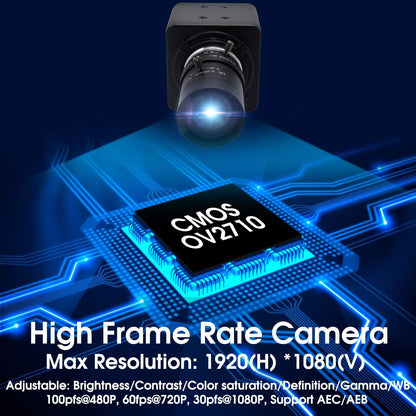 SVPRO HD USB Camera 1080P with 5-50mm Zoom Lens,10X Optical Zoom USB Web Camera Manual Focus with CMOS OV2710 Sensor,High Speed 100fps/60pfs/30fps Video Camera for PC Computer,Laptop