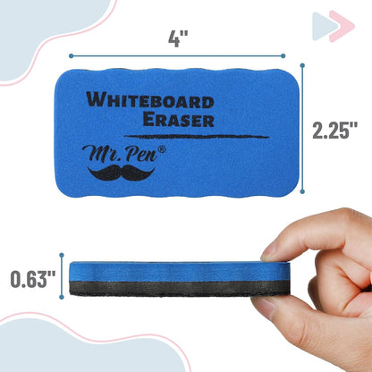 Mr. Pen- White Board Erasers, 8 Pack, Vibrant Colors, Magnetic Dry Erase Eraser, Whiteboard Eraser, Back to School Supplies