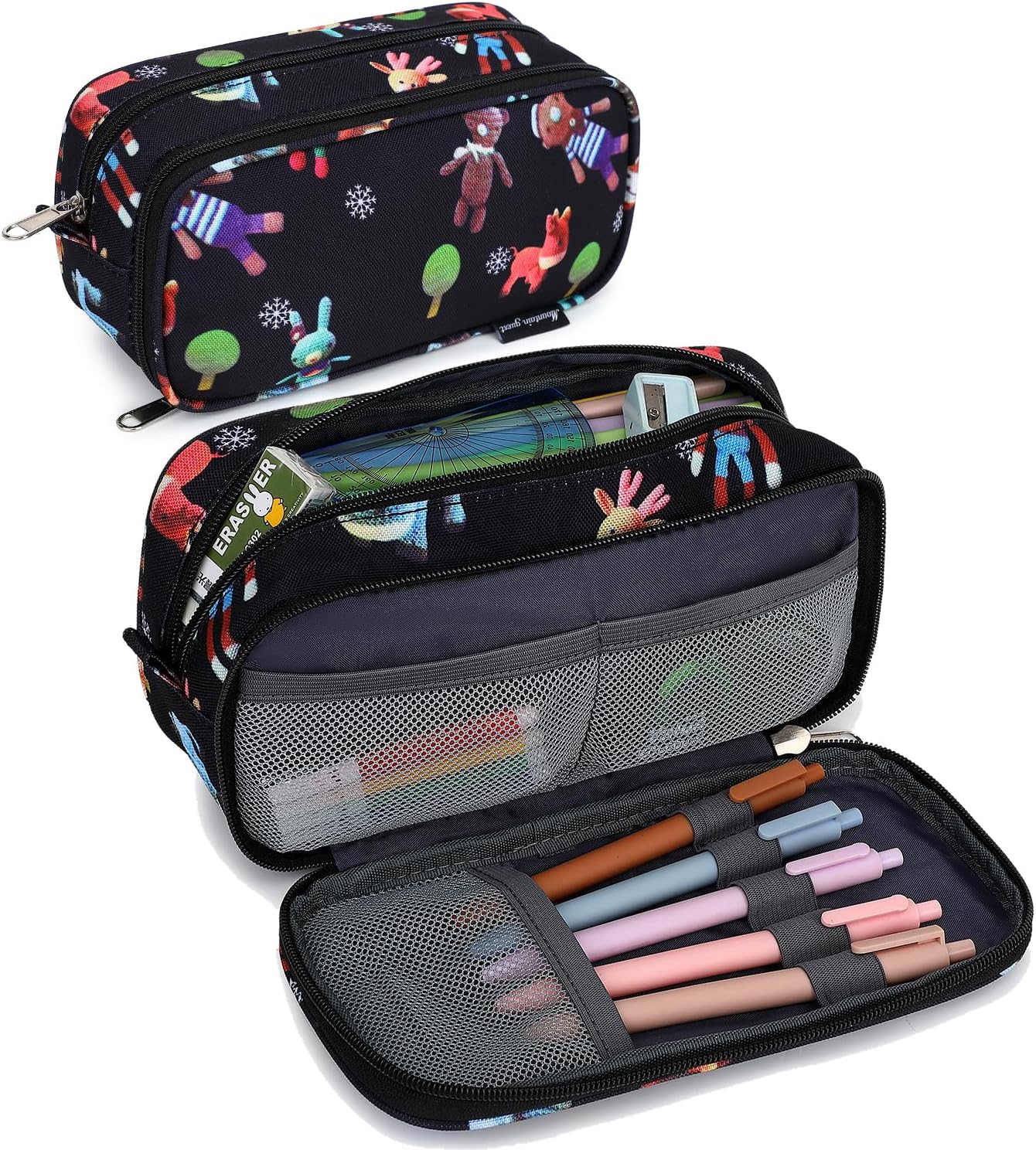 Pencil Cases for kids, Large Capacity Pencil Pouch, Office College School Marker Organizer Case pen for Men Women Adult Teens