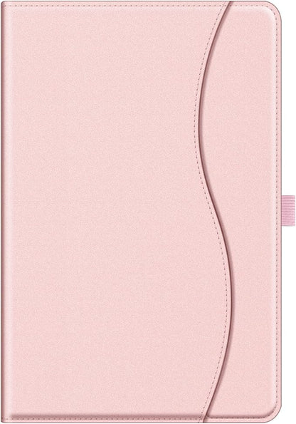 Fintie Case for Samsung Galaxy Tab A9 Plus/A9+ 5G 11 Inch 2023 Model (SM-X210/X216/X218), Multi-Angle Viewing Smart Stand Back Cover with Pocket Auto Wake/Sleep, Rose Gold