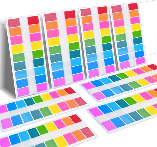 Ericter 1440 Pcs Sticky Tabs Book Tabs Page Markers Tabs, Sticky Note Tabs Colored Writable and Repositionable Index Tabs, Tabs for Annotating Books, Page Tabs