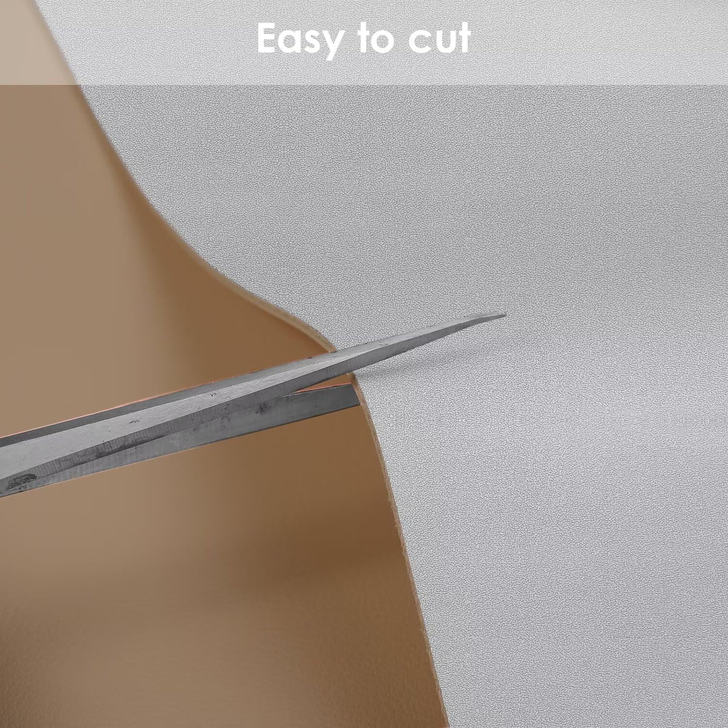 Leather Table Cover,1.8mm Thick,17x54 Inch Desk Cover,Dresser Cover Top,Dresser Protector Top,Dresser Cover,End Table Cover.(Khaki+Silvery,17x54)