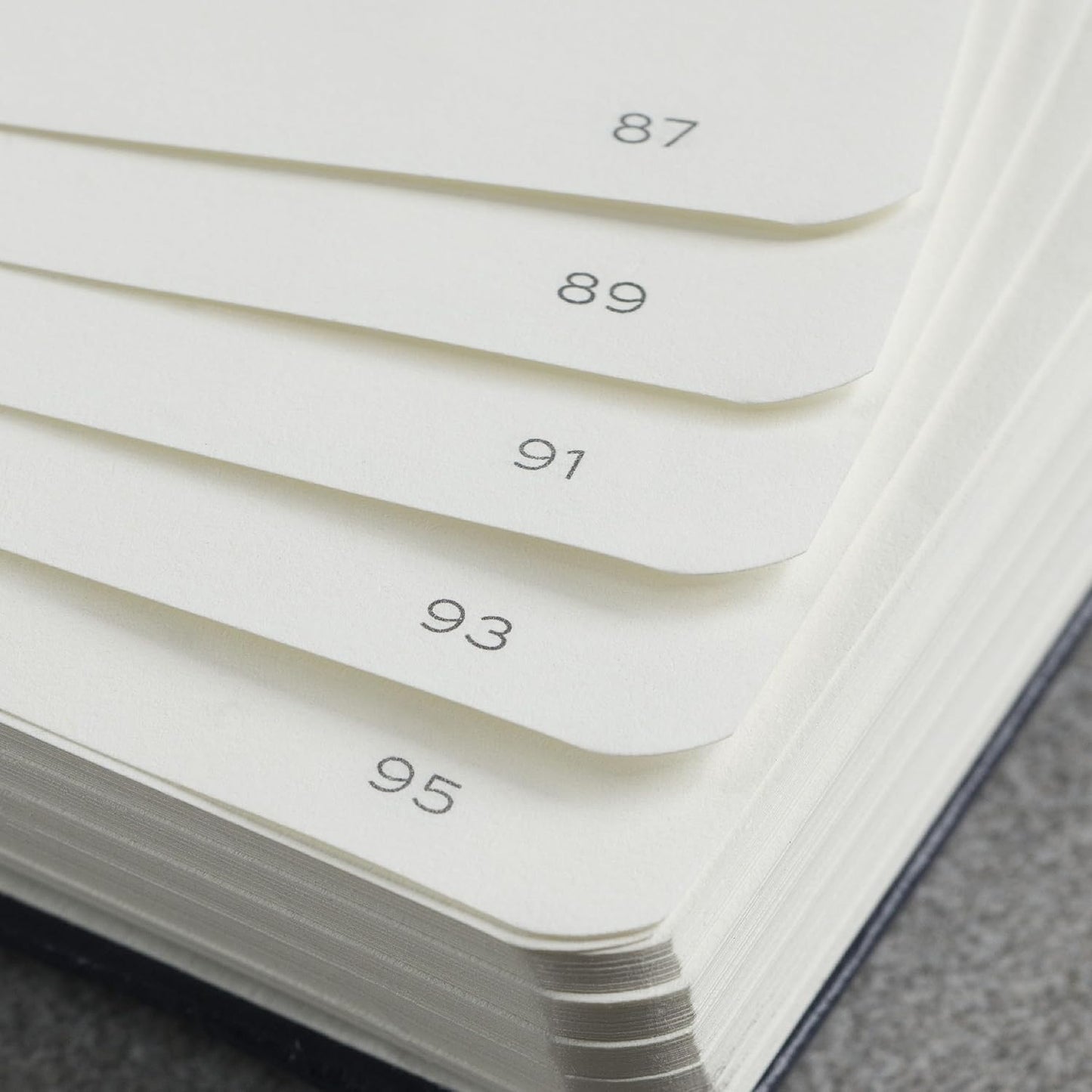 LEUCHTTURM1917 - Notebook Hardcover Medium A5-251 Numbered Pages for Writing and Journaling (Navy, Dotted)