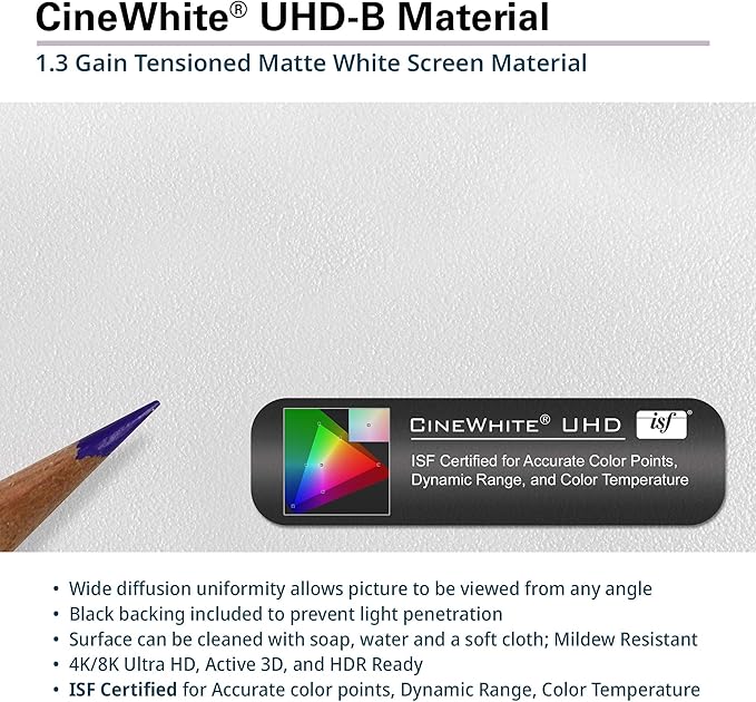 Elite Screens Yard Master 2, 90 inch Outdoor Projector Screen with Stand 16:9, 8K 4K Ultra HD 3D Fast Folding Portable Movie Theater Cinema 90" Indoor Foldable Easy Snap Projection Screen, OMS90H2
