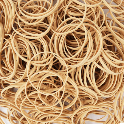 Rubber Bands Size#32 (3” x 1/8”) Elastics Band 220pcs Beige Rubber Bands for Office Supplies Home School